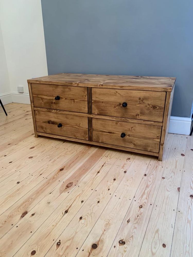 Meble w stylu rustykalnym lite drewno