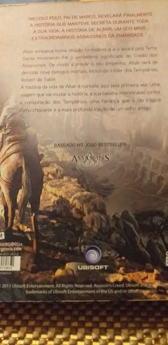 Livro Assassin's Creed,