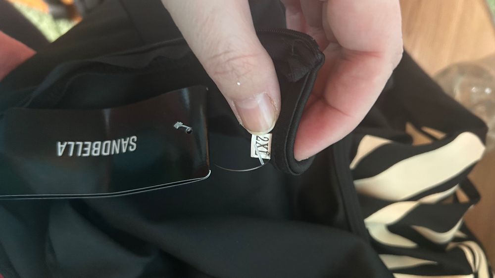 Nowa Przepiękna czarna sukienka 2XL