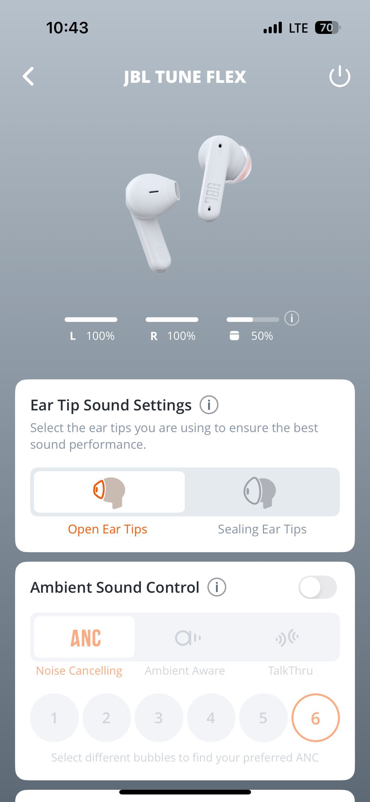 Słuchawki JBL Tune Flex