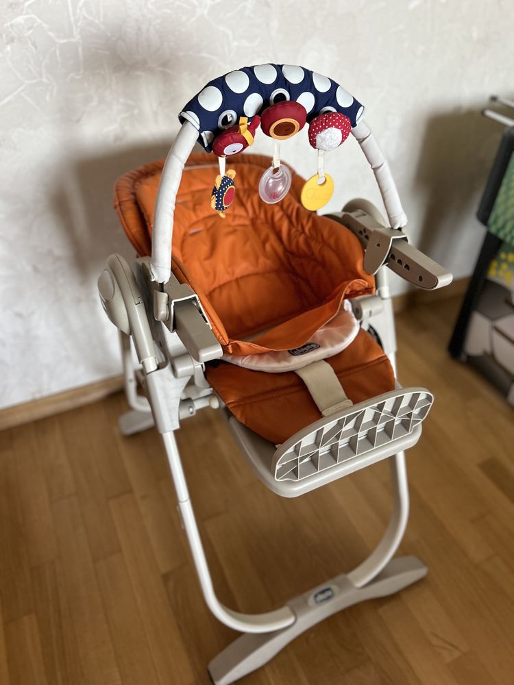 Стульчик для кормления Chicco Polly Magic  3в1 с рождения