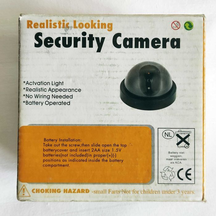 Atrapa Kamery Przemysłowej. Kopułka. Dioda LED Mrugająca. Nowa.