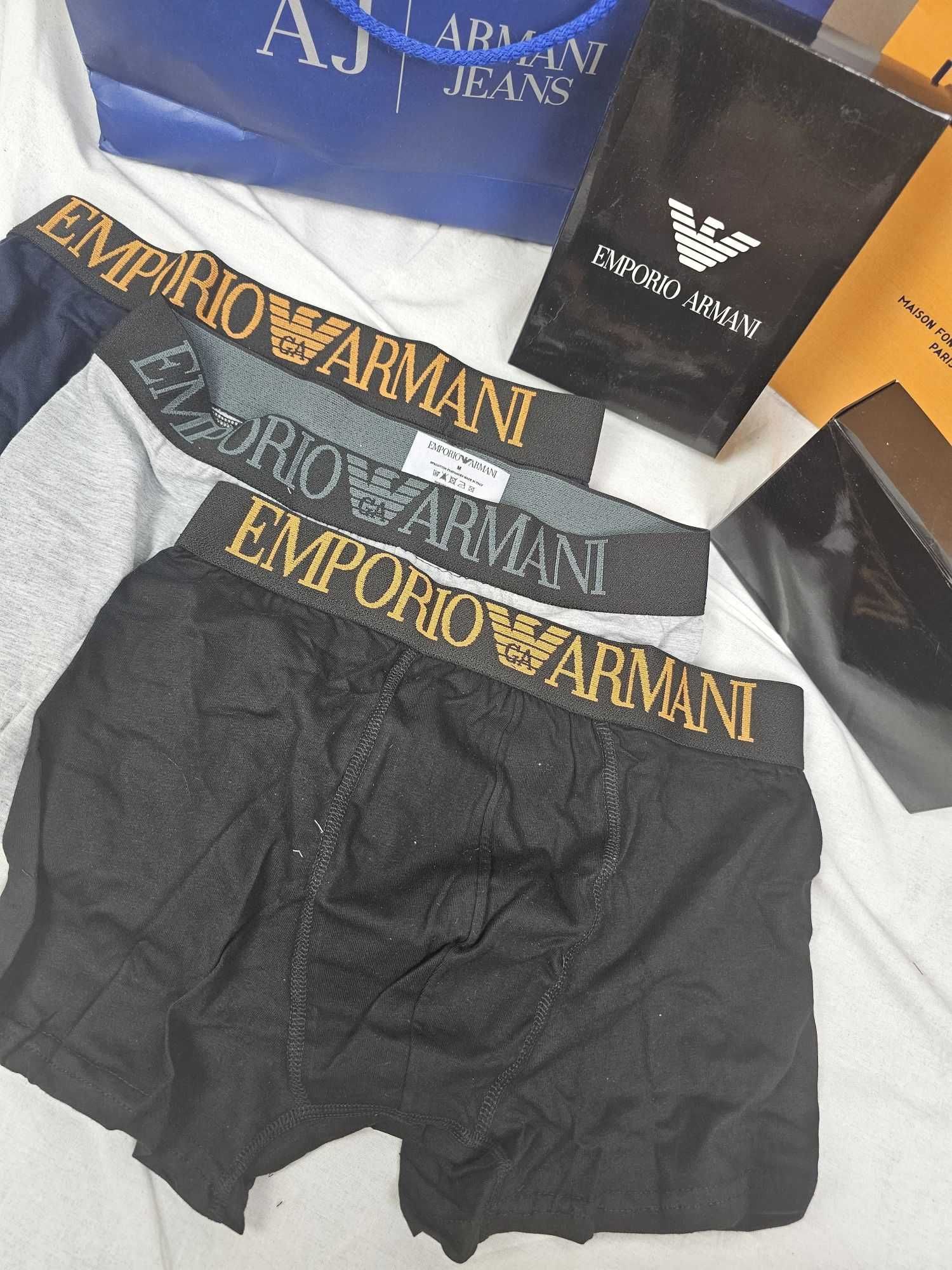 3pak bokserek Armani meskie Hugo Boss premium