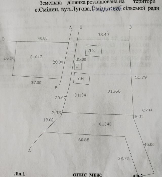 Приватизований участок