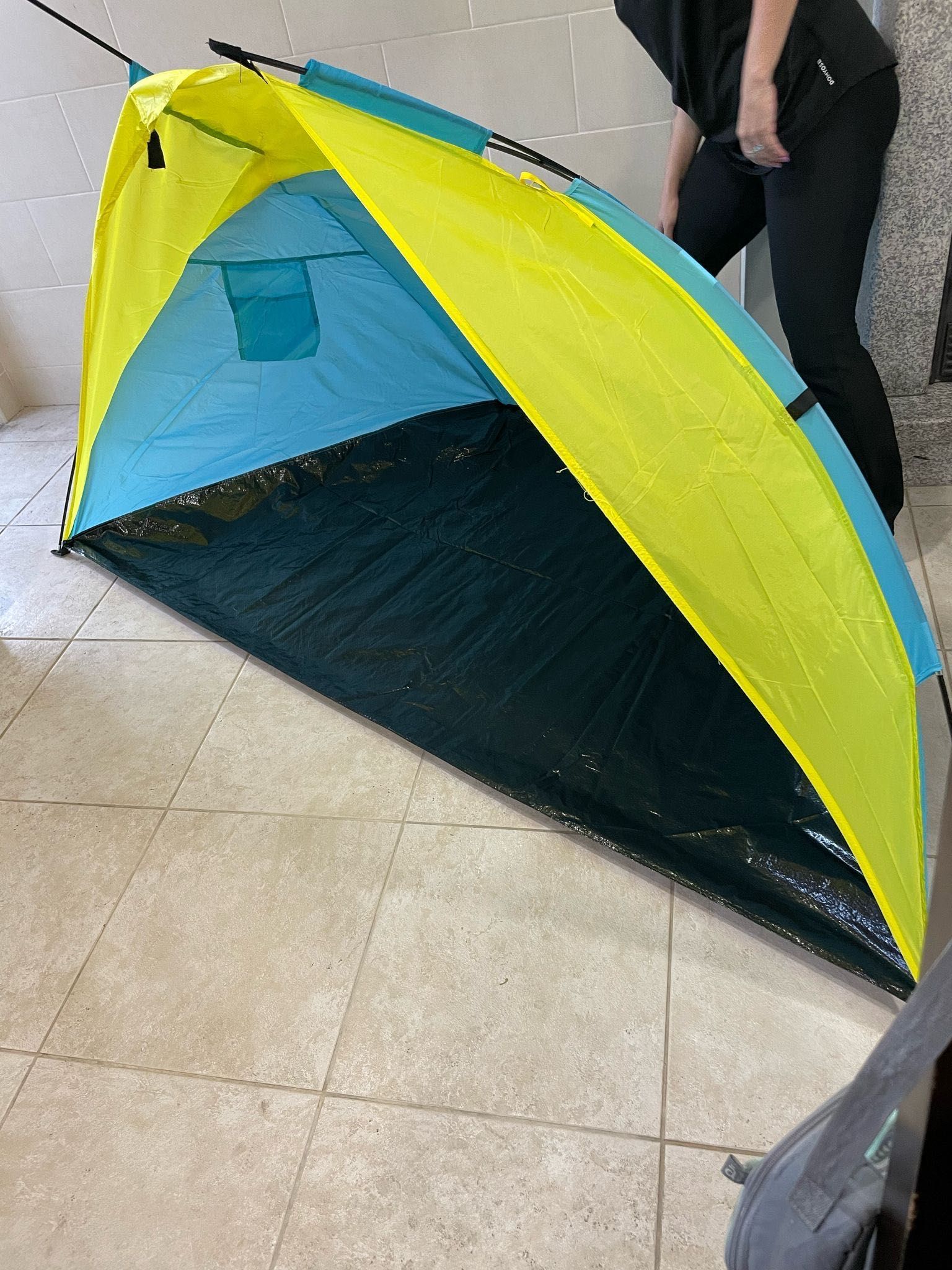 Kit praia / guarda-sol, cooler e tenda de praia