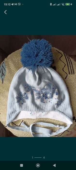 Шапка для девочки ф.Barbaras