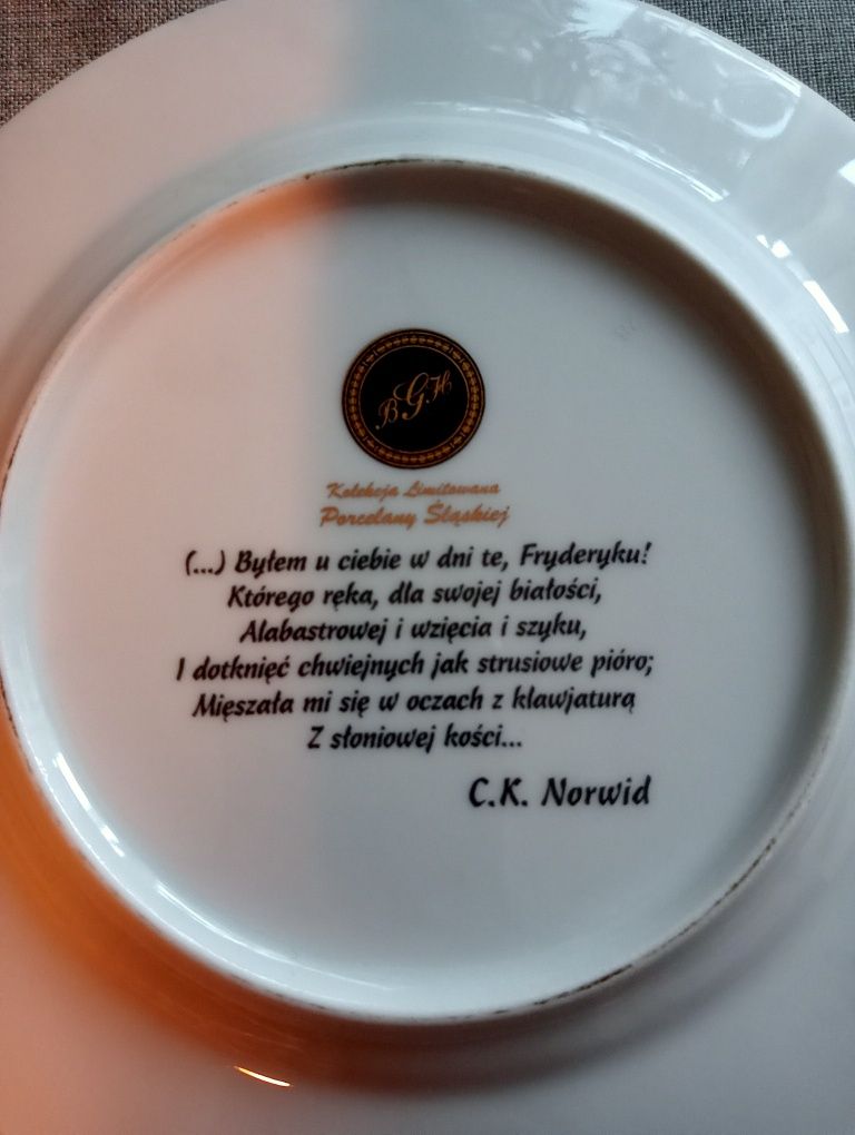 Komplet seria limitowana porcelana śląska