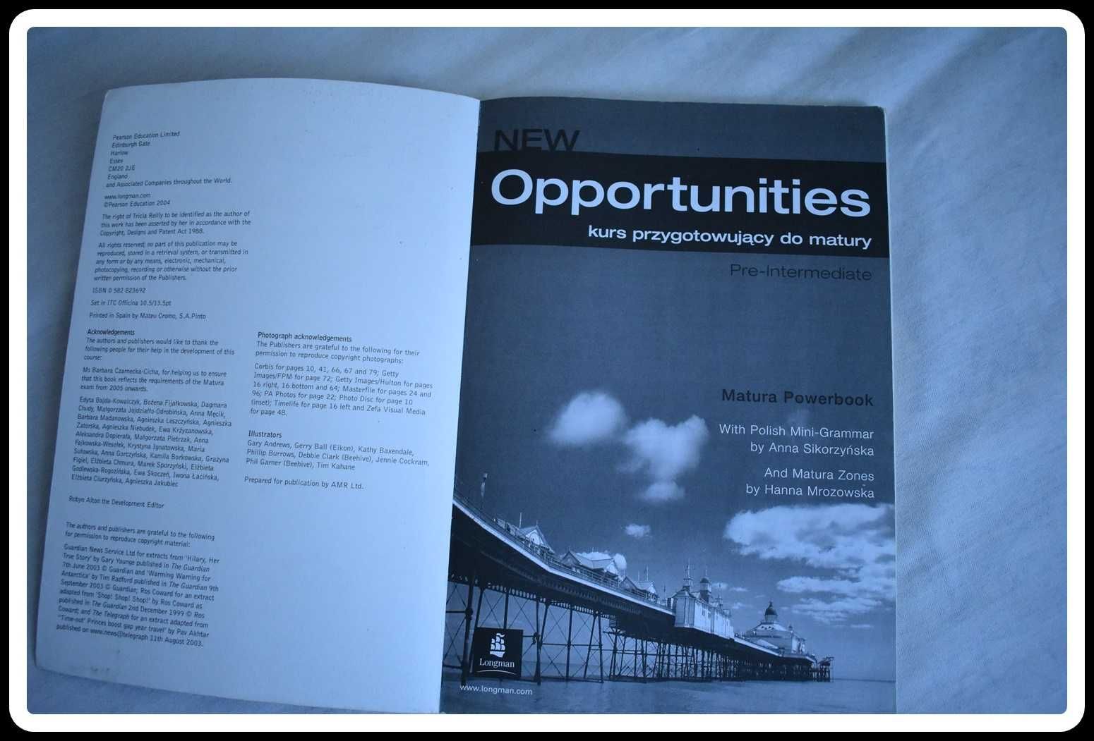 New Opportunities Pre-intermediate Longman Matura Powerbook