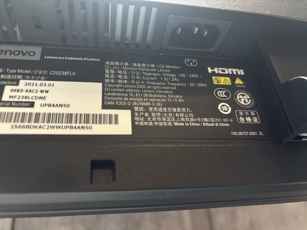 Monitor Lenovo L24i-30 75hz