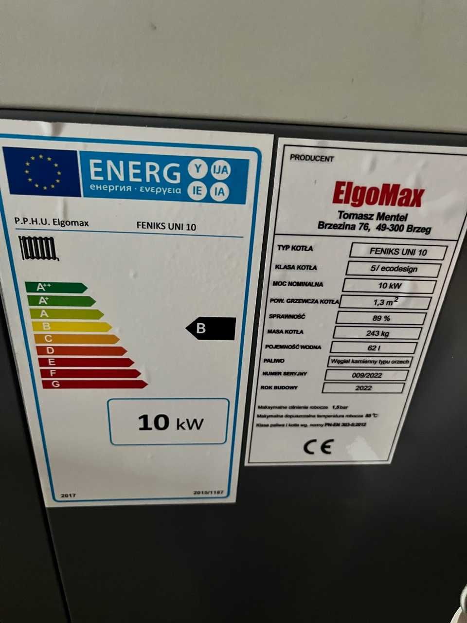 Kocioł zasypowy piec na drewno 10 kw węgiel drewno