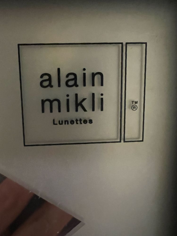 Alain Mikli lusterka dekoracyjne do ręki