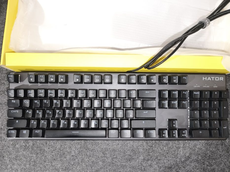 Ігрова клавіатура Hator Starfall 100% Wired Black