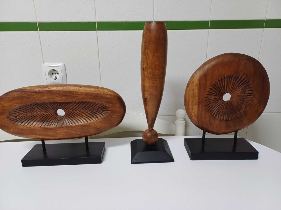 Peças de decoração 3 unidades