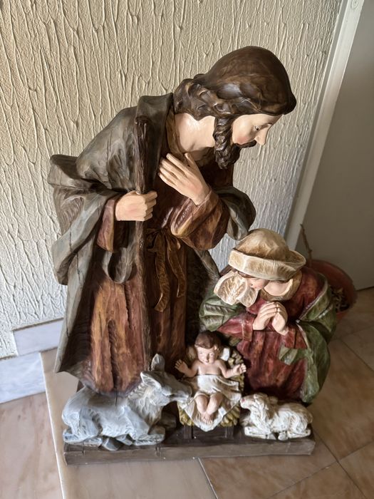 Figura sagrada em madeira