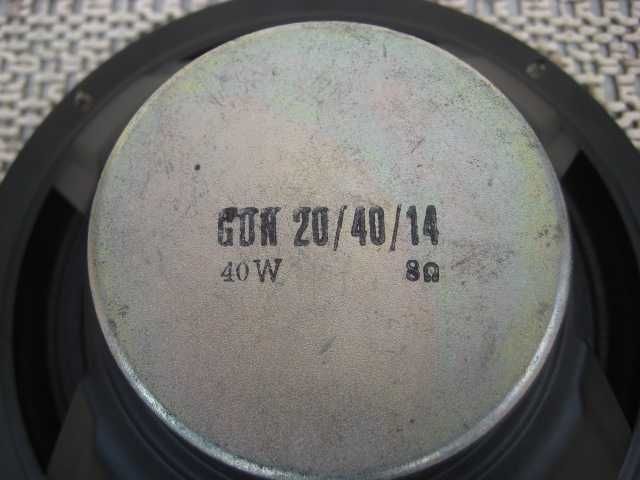 Tonsil GDN 20/40/14 głośnik 20 40 14 średnica 20cm 8Om oryginał basowy