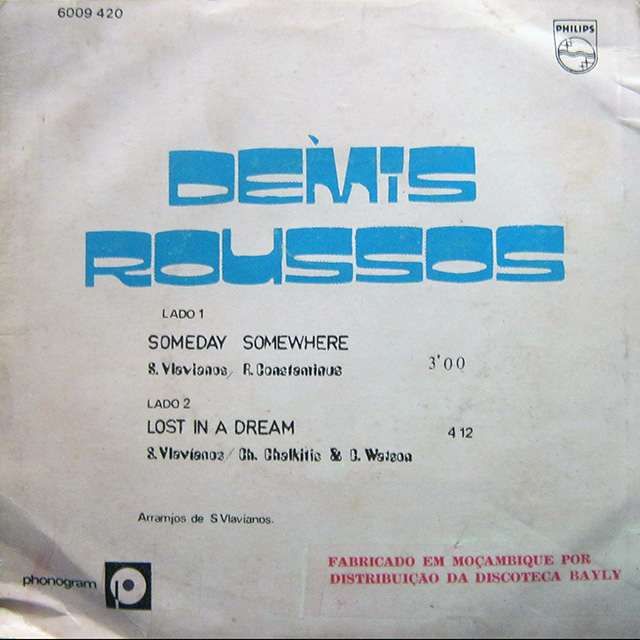 Vinyl, Single 45rpm - Demis Roussos - Someday somewhere