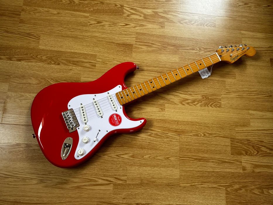 Новий Squier by Fender Classic Vibe Fiesta Red, Індонезія ($480)