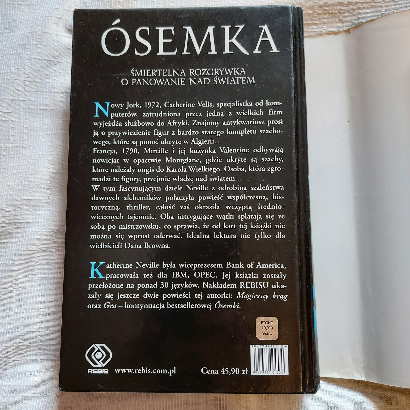 Fantasy Katherine Neville trylogia Ósemka, Gra