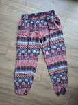 Primark kolorowe luźne letnie spodnie haremki rozm. 36/38 M