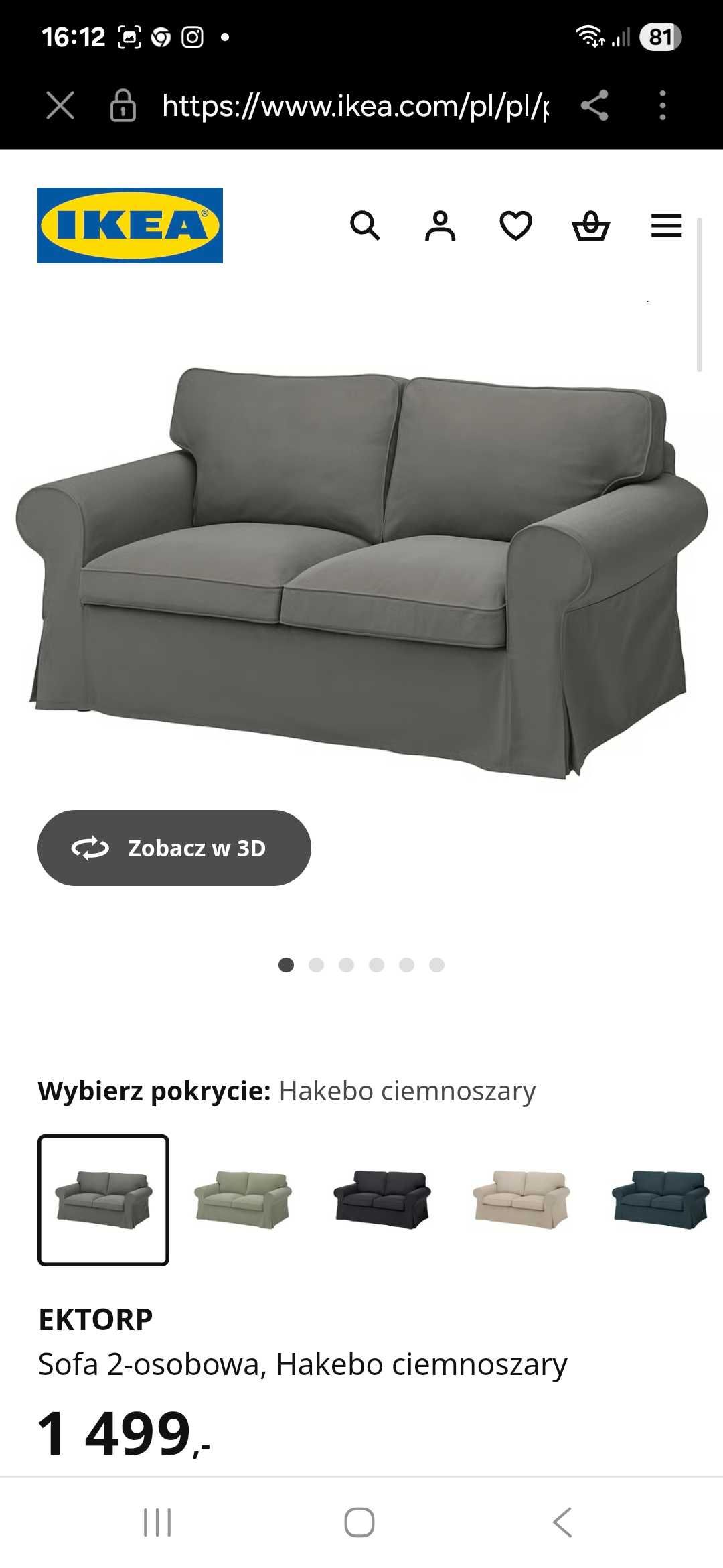 Sofa 3-osobowa i 2-osobowa IKEA