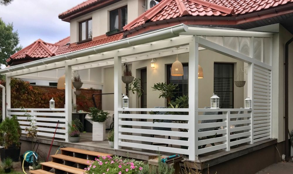 Zadaszenie tarasu, wiata, altana ogrodowa, pergola drewutnia, taras