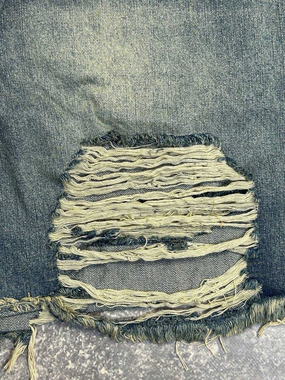 Шорти baggy сині шорты синие голубі distressed archive opium M