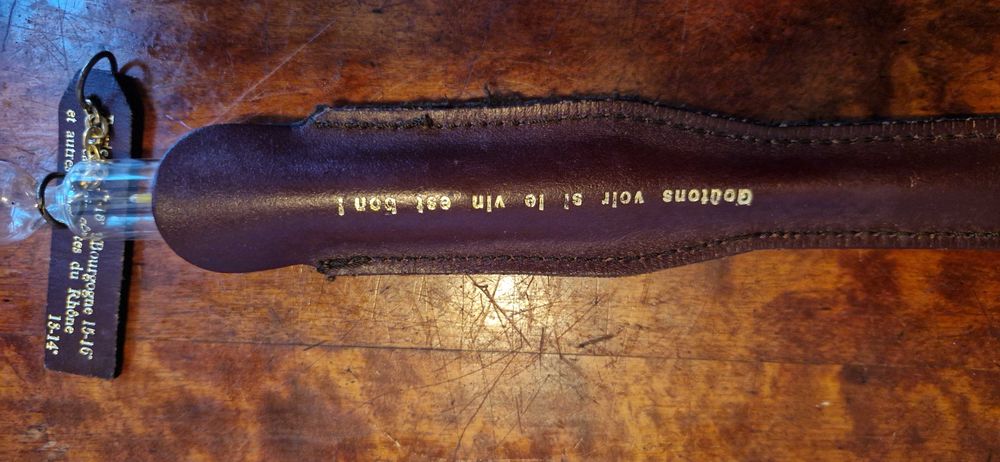 Kolekcjonerski termometr do wina prezent wino degustacja Francja