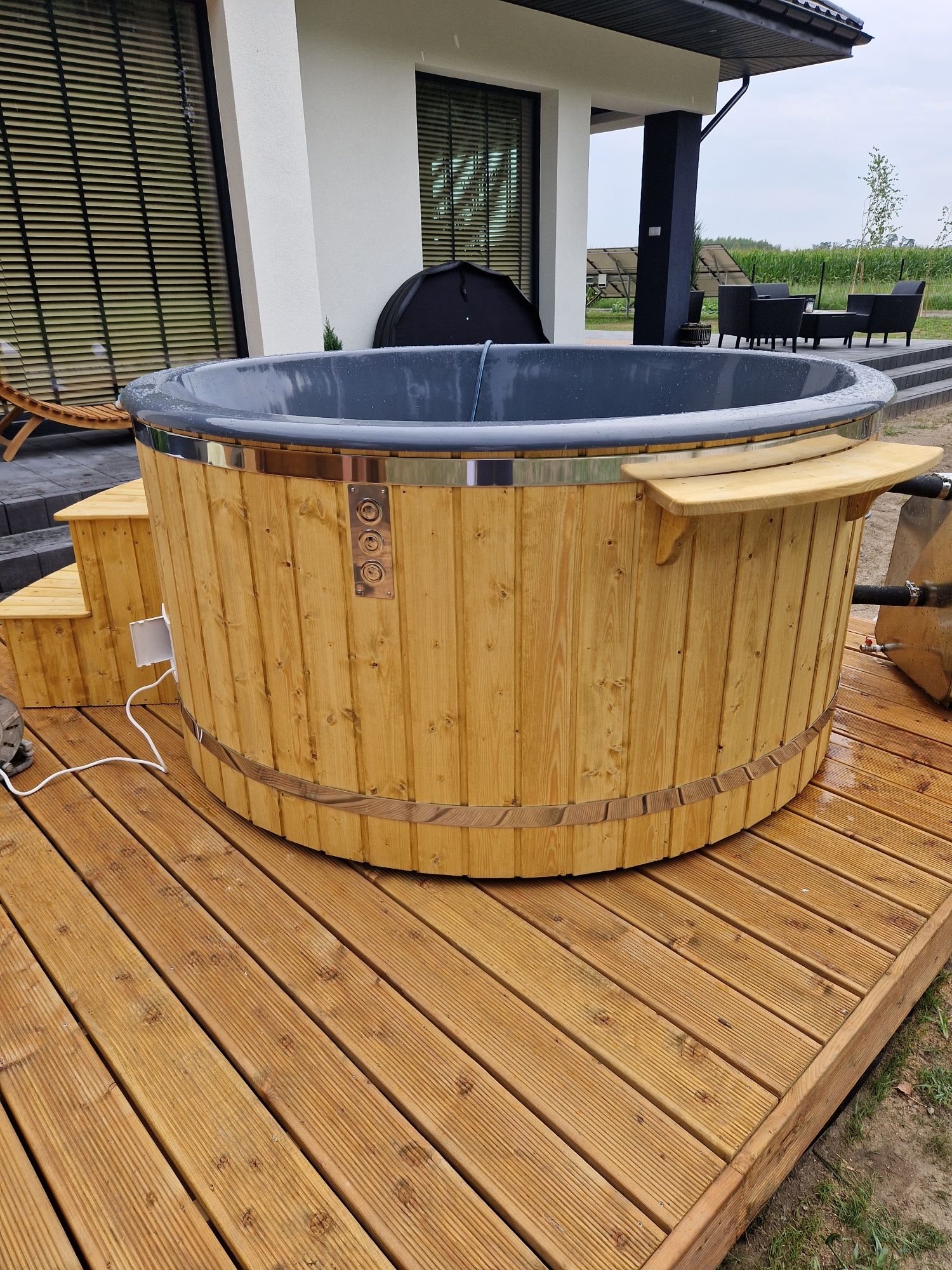 Balia bania ogrodowa CAŁA POLSKA OD REKI jacuzzi KOMPLETNA