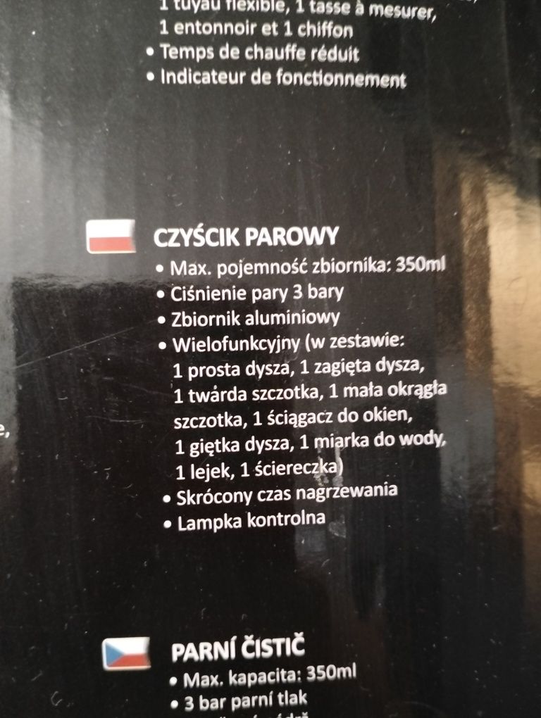 Myjka czyscik parowy do okien itp