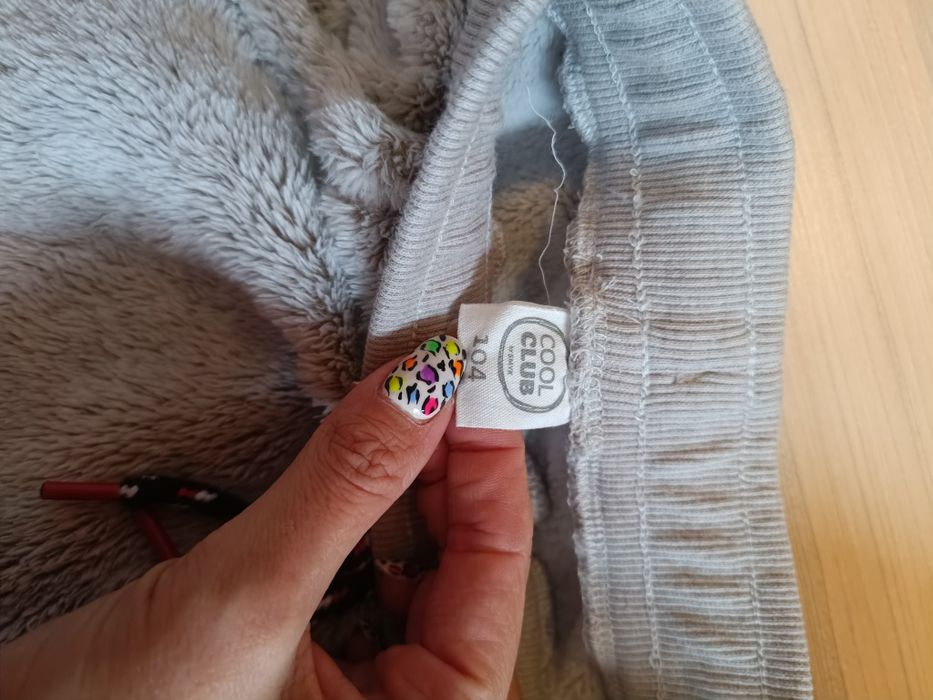 Komplet smyk polarowy renifer święta bluza spodnie ciepły