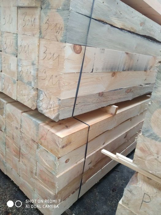 Брус деревʼяний сосна, сухостій