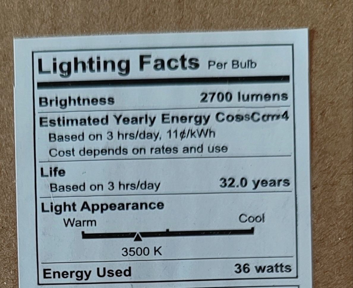 Led бра світильник 60 см