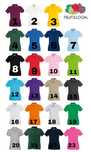 Tshirt polo damskie fruit of the loom, nowe XXL