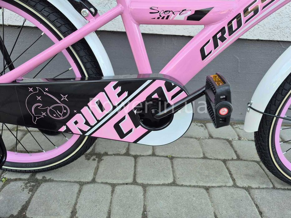 Дитячий велосипед для 5-7 років Crossride Dolphin ST 20 Pink