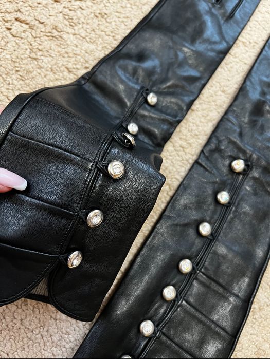 Шикарные перчатки  натуральная кожа