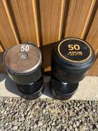 Hantle gumowane Apus Sport 50 kg