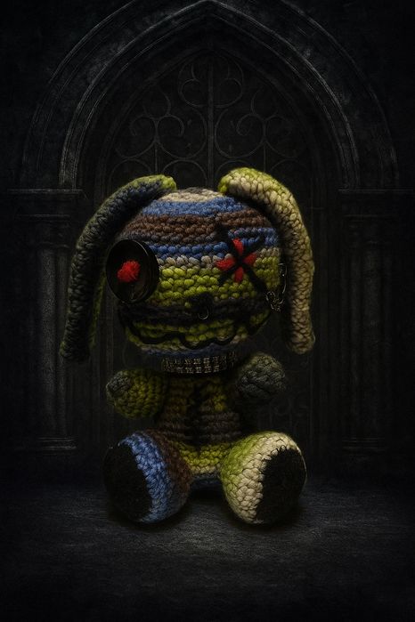 В'язана іграшка, ручна робота