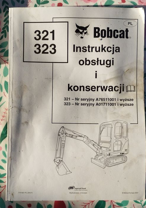 Bobcat 321 323 Instrukcja