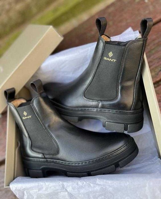 Круті, неймовірно стильні та комфортні черевики челсі gant швеція/сша