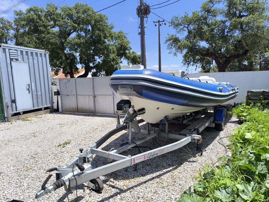 Barco Semi-rigido CARIBE 6 1 0 , 2007 Johnson BJ 90cv hypalon
