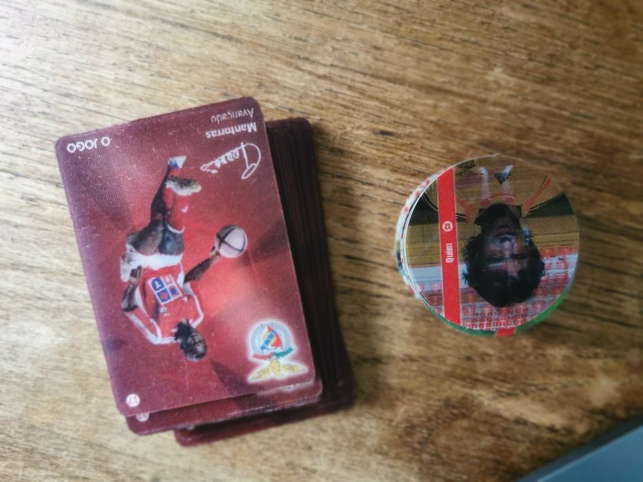 Pack Benfica 2006 | Postais, Cartas e Tazos Holograma