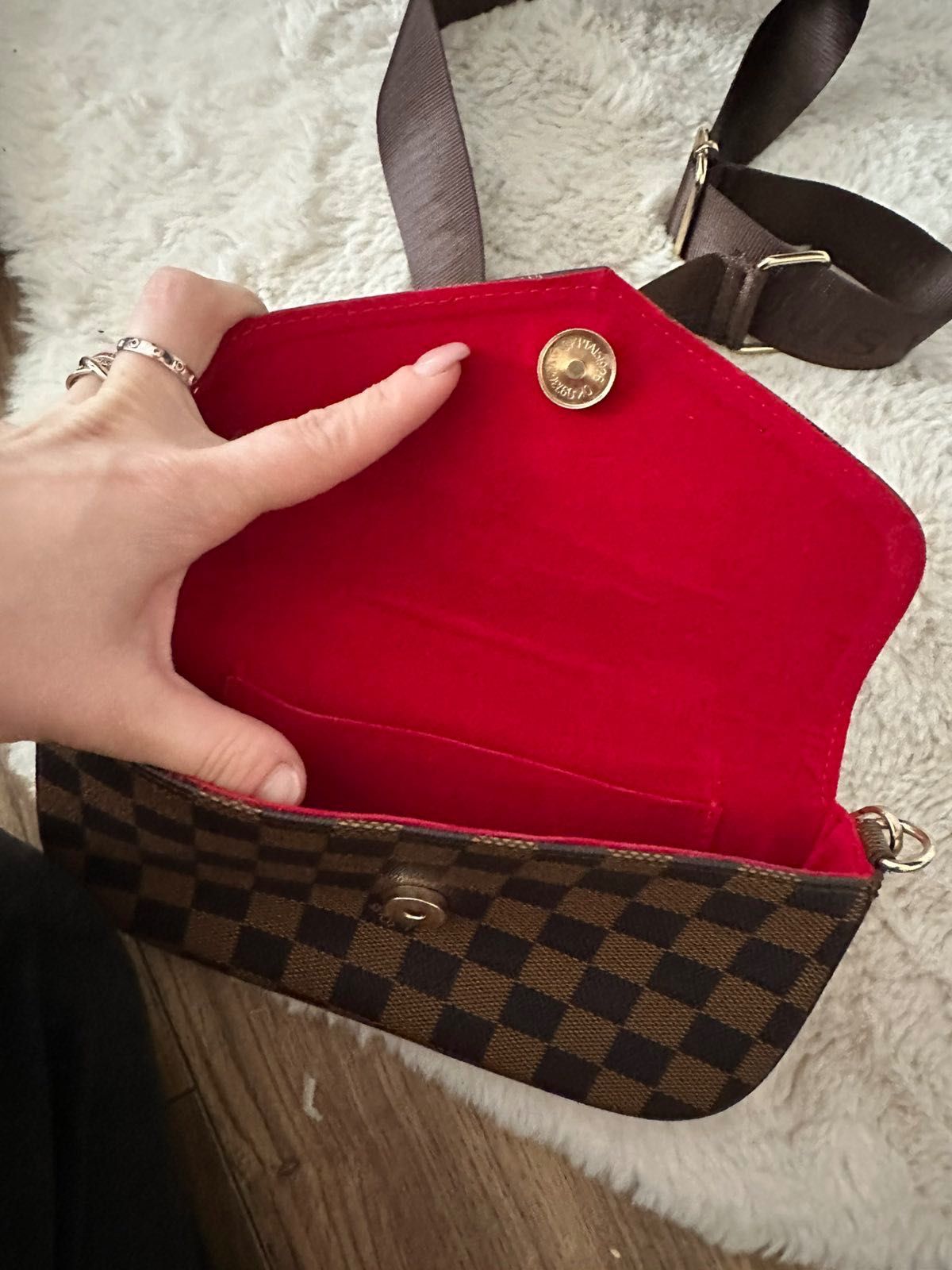 Torebka torba louis vuitton na ramię listonoszka