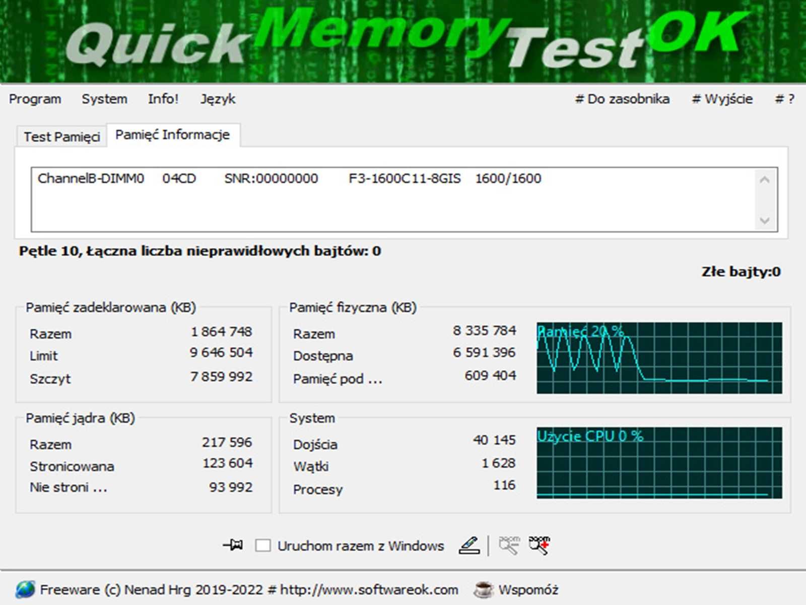 DDR3 8GB G.SkiLL AEGiS 12800