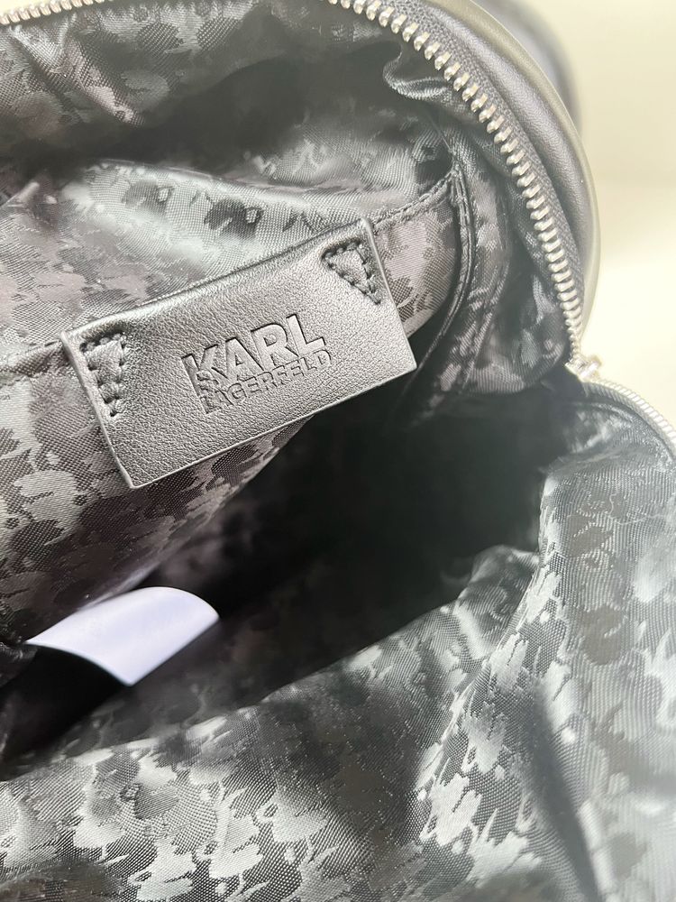 Шкіряний рюкзак жіночий Karl Lagerfeld K/IKONIK METAL PIN BACKPACK