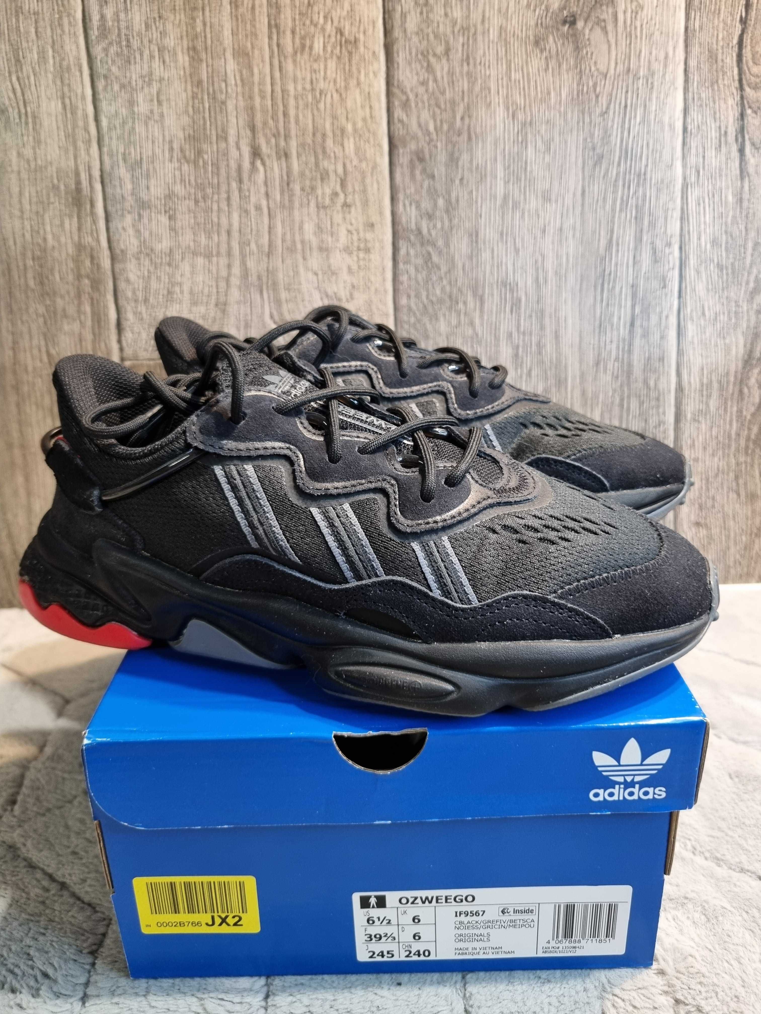Czarne sneakersy Adidas Ozweego 39,5