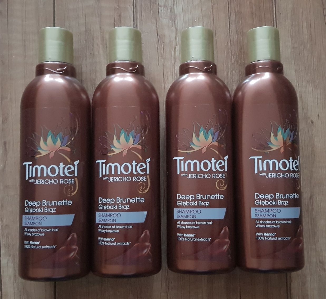 Timotei Deep Brunette szampon do włosów głęboki brąz henna 200ml