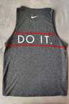 Nike just do it koszulka bokserka L oryginalna szara dri fit męska