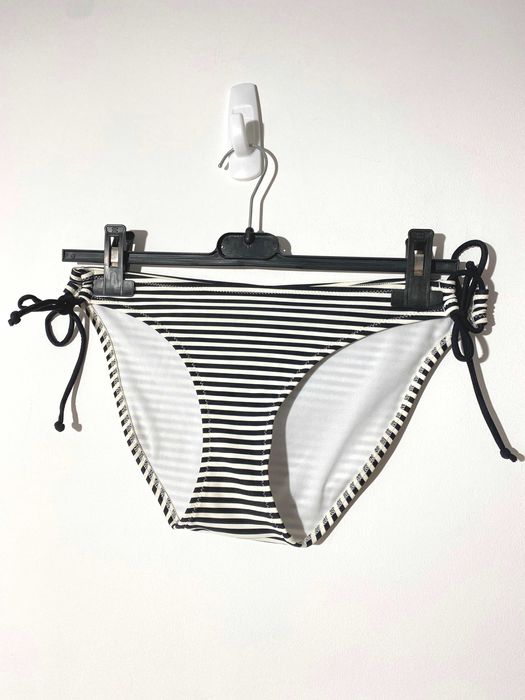 majtki kąpielowe M 38 w paski regulowane strój kąpielowy bikini basic