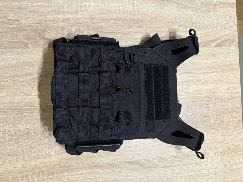 Kamizelka taktyczna Mil-Tec Plate Carrier Gen. 2 Black z cummerbund