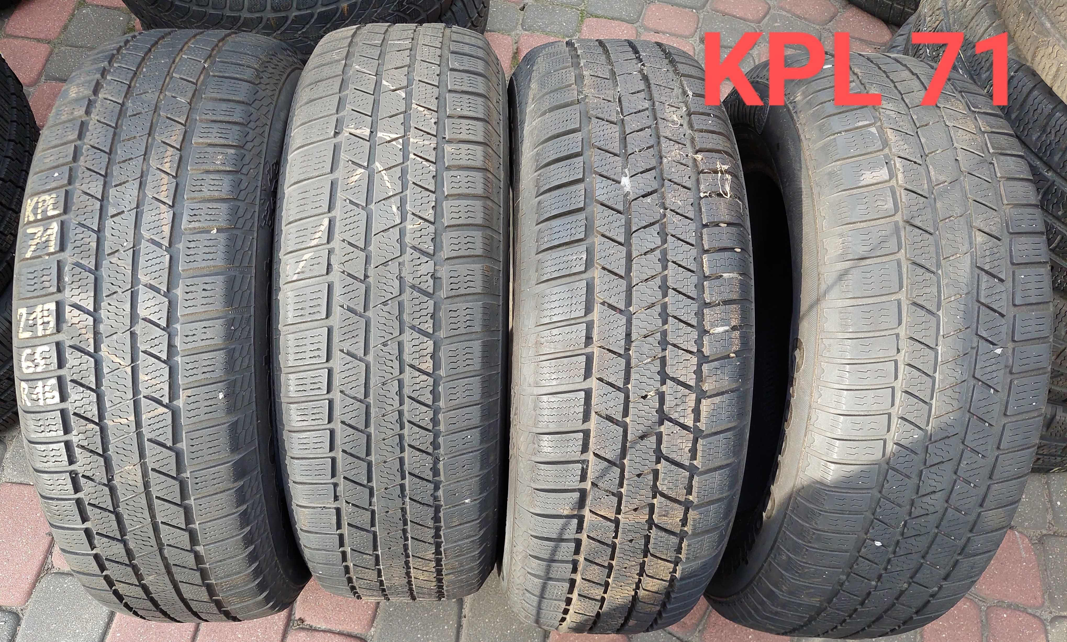 Opony zimowe 4szt. Continental Cross Contact 215/65/16 kpl 71